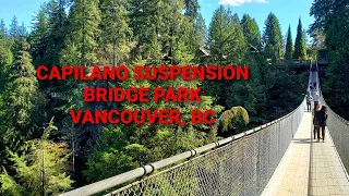 Capilano Suspension Bridge Park - Vancouver, BC - Suspension Bridge, Treetops Adventure & Cliffwalk!