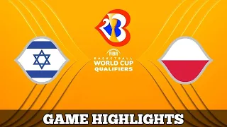 Israel vs Poland Full Game Highlights | FIBA World Cup Qualifiers | November 25, 2021