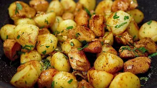 Only 3 Ingredient |  Garlic Chicken and Potatoes | Chicken Breast Potato Recipe