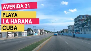 Manejando por la Avenida 41 y Avenida 31 Ciudad Habana Cuba