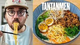 Un ramen express en moins d'1 heure ! (le tantanmen) 🍜 🇯🇵