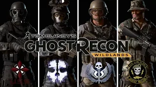 Ghost Recon Wildlands: Fictional Special Ops Uniforms: Resident Evil, TF 141, CoD Ghosts, Ghost Reco