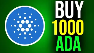 Why You Should Own At Least 1000 Cardano Tokens - Ada Cardano Cyptocurrency