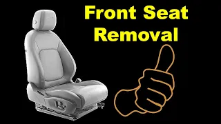 ANY Car Front Seat Removal | How To Remove Front Seats From a Car