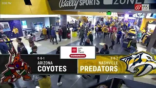NHL on Bally's Sports intro Coyotes at Predators