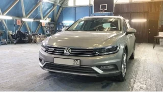 VW Passat B8 шумоизоляция и перетяжка, Chevy Tahoe 2017 полный пошив в кожу.