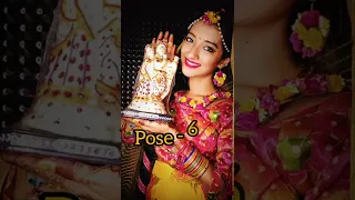 pose with kanha jii 🙏|| Janmashtami special pose|| RADHA RAJVANSHI|| #shorts #ytshorts #explore