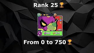 Lily from 0🏆 to 750🏆