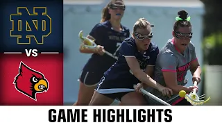 Notre Dame vs. Louisville Game Highlights | 2024 ACC Women's Lacrosse
