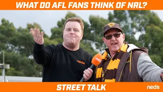 STREET TALK | What AFL fans think about NRL