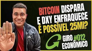 ANÁLISE BITCOIN DISPARA E QUER BUSCAR OS 25MIL - DÁLAR ENFRAQUECE E PODE DAR RESPIRO PARA AS CRIPTOS