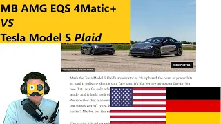 Mercedes-AMG EQS 4Matic+ VS  Tesla Model S Plaid