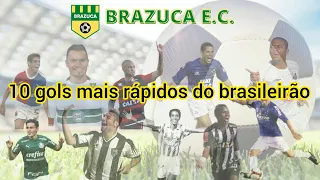 10 Gols mais rápidos do brasileirão - No Pique