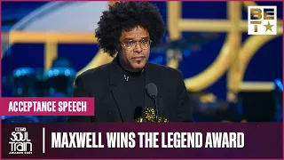 Maxwell Thanks Don Cornelius & The R&B/Soul Music Community | Soul Train Awards '21