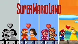 Evolution of Mario Rescuing Daisy in Super Mario Land