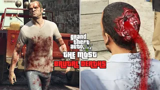 GTA 5 - The Most Brutal and Shocking Deaths! (TOP 10)