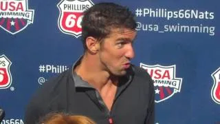 Michael Phelps talks 100-meter backstroke, praises Katie Ledecky