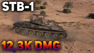 STB-1 - 12,3K Damage - 10 Kills - 3. Gun Mark - World of Tanks