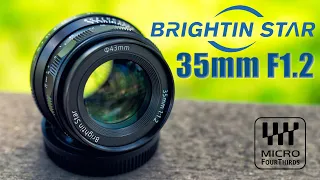 BRIGHTIN STAR 35mm f1.2 | Обзор бюджетного мануального объектива | E, EOS M, FX, Nikon Z, MFT