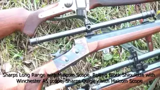 Shooting Pedersoli 45-70 Sharps and Rolling Block rifles