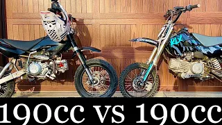 PIRANHA YX 190CC VS ZONGSHEN 190CC | TOP SPEED | DRAG RACE