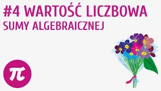 Wartość liczbowa sumy algebraicznej #4 [ Sumy algebraiczne ]