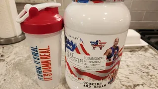 Kurt Angle's American Dream Cookies & Cream Whey Protein Review (2023) - Scholars Review