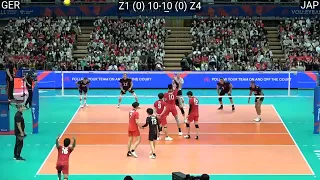 Volleyball : Japan - Germany 3:1 FULL Match