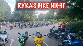 Magic Night: Classic Motorcycles Suzuki Rg500 - Yamaha RD350LC - YPVS at Ryka's Bike Night