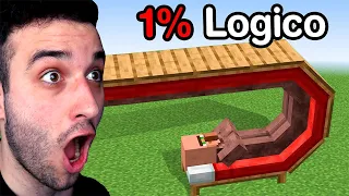 Minecraft Con 0.1% de Lógica 😱