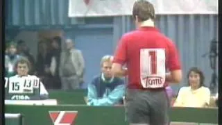 jan ove waldner vs jean michel saive pondus cup table tennis 1989