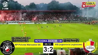 tv.nsk.pl [piro3] Polonia Warszawa SA - KS Legionovia Legionowo 3:2 (0:1) 2022-06-11 g. 19:11