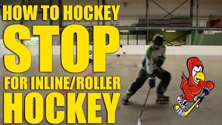 How To Hockey Stop On Inline, Roller Hockey Skates