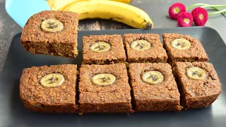 Wenn Sie reife Bananen und Haferflocken zu Hause haben, machen Sie diesen Kuchen, ohne Zucker!