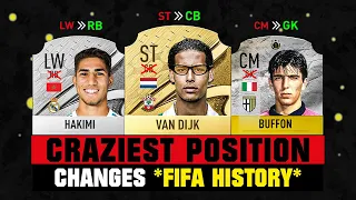 Craziest POSITION CHANGES in FIFA History! 🤯😱