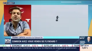 Franky Zapata (Flyboard Air) : Bientôt une voiture volante ?