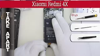 How to disassemble 📱 Xiaomi Redmi 4X Take apart Tutorial