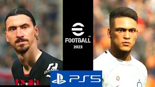 eFootball 2023 - AC Milan vs Inter Milan Gameplay (PS5)