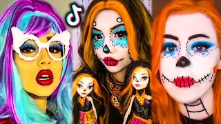 Monster High Cosplay | TikTok Halloween Makeup 7