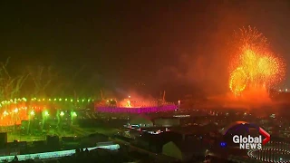 Olympic opening ceremony concluded with stunning fireworks display