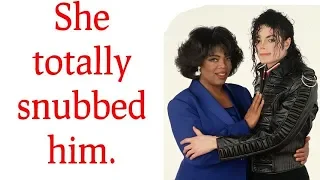 Footage! When Oprah Snubbed MJ!