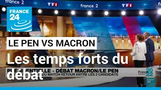 Présidentielle 2022 : les temps forts du débat Le Pen VS Macron • FRANCE 24