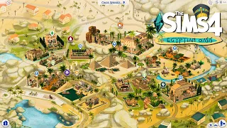 Egyptian Oasis Save File | Sims 4 Collab & Tour