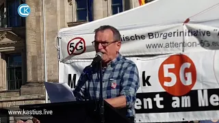 Stopp5G Demo Berlin 2019 - Rede von Peter Hensinger (Diagnose Funk)