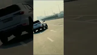 fortuner drift on road😍😍😍#fortuner #drift #ytshorts #stunt