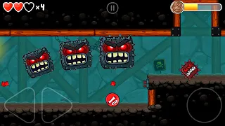 Red Ball 4 In The Caves  VS Deep Forest  (Ios, Android)