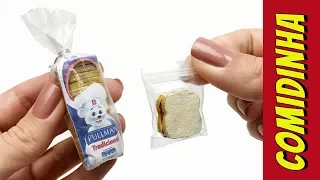 How to Make Bread and Zip Lock Bag for Barbie Dolls