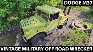 Offroad With The M37 Vintage Off Road Wrecker