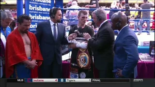 " I THOUGHT YOU LOST " - Teddy Atlas confronts Horn after Pacquiao VS Horn