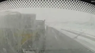 Semi slams into snow plow on Idaho interstate